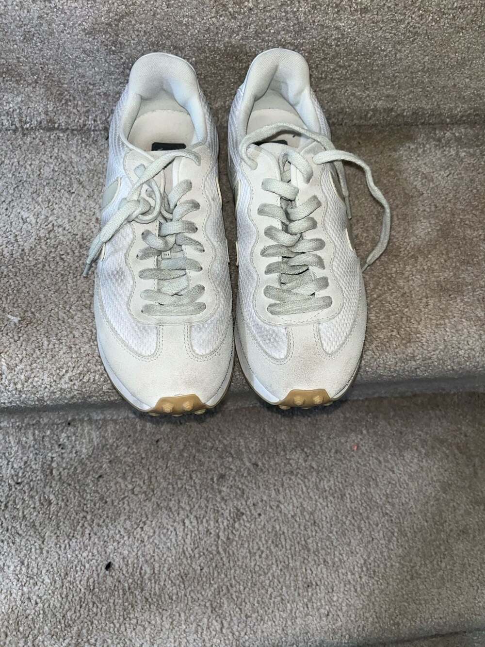 Veja Rio Branco Alveomesh White Pierre Sneakers Women's Size 8 US / 39 EUR